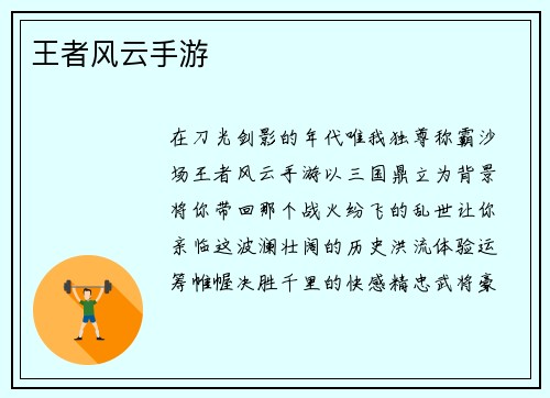 王者风云手游
